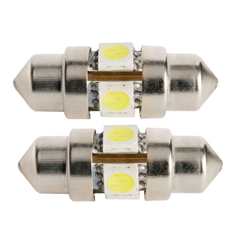 2pcs Cylindrical LED bulb 12V 0,8W N50227550350