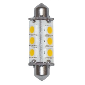 Lampadina a 12LED 10-15V 3W 3000K Bianca Calda 12SMD-5050 N50227550352-50%