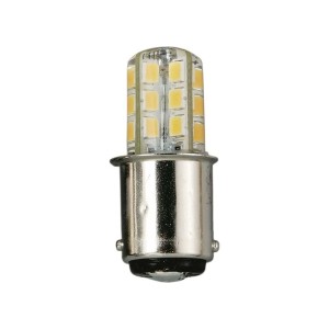 Lampadina LED BA15D 12/24V 2W 120Lm 3000K Bianca Calda N50227563111-5%
