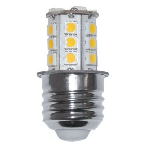 Lampadina a 24LED 10-15V 4W E27 3000K Bianca Calda 24SMD-5050 N50227564010-50%