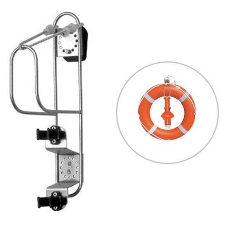 S.S.life ring and life buoy light holder Ø22/25mm N92355104176