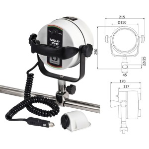 Faro di profondità Night Eye 12V 100W e 100W Versione Alogena N51525501198-18%