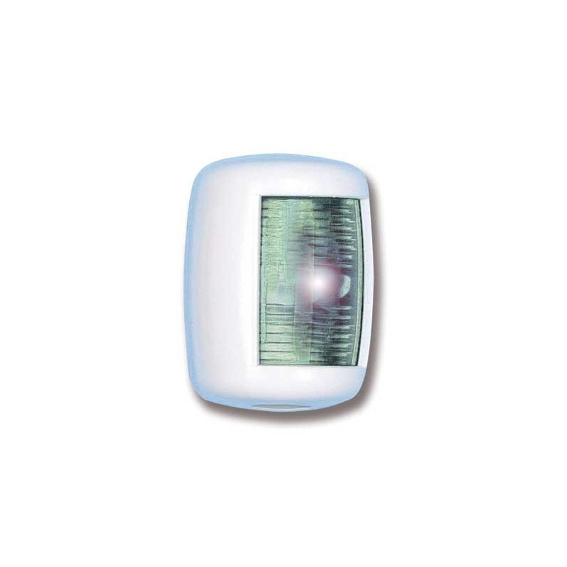 112,5° Right Navigation light White Body Green Glass 12V N5202512731