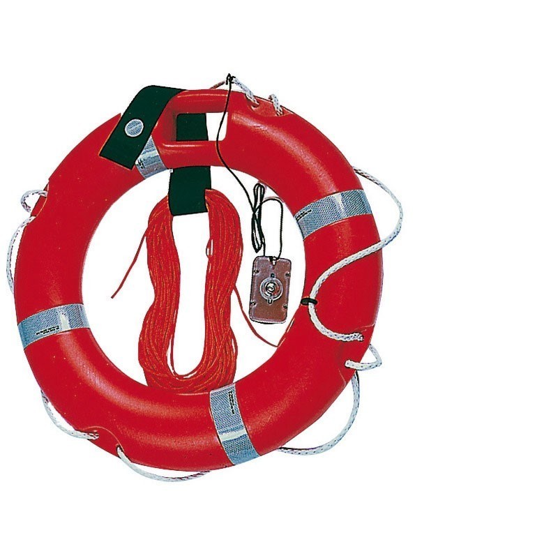 Ring lifebuoy Ø 40x64cm with rescue light and rope OS2243903