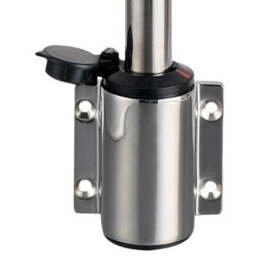 Stainless steel Classic 360° Wall mount pull-out pole 60cm Black N52225001957N