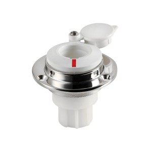 Basetta dritta ad incasso per aste estraibili 2 contatti OS1100005-18%