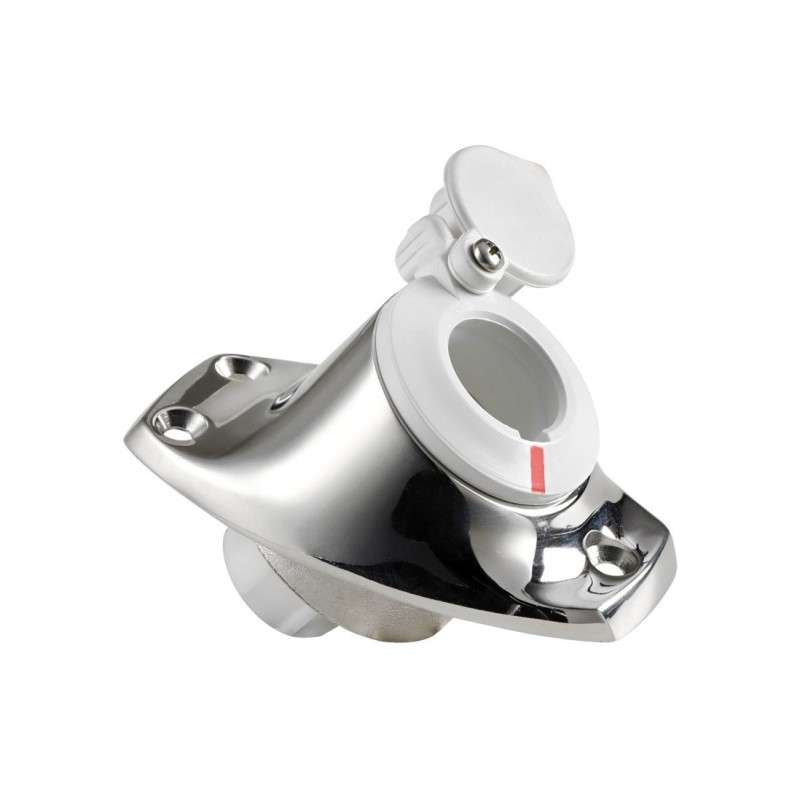 Basetta angolata ad incasso per aste telescopiche 49x85mm OS1100009-18%