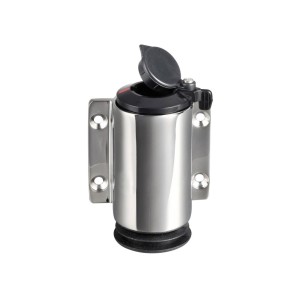 Stainless steel bulkhead base 2 contacts Black cap OS1100014