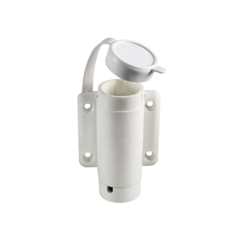 Nylon bulkhead base 3 contacts White colour OS1100015