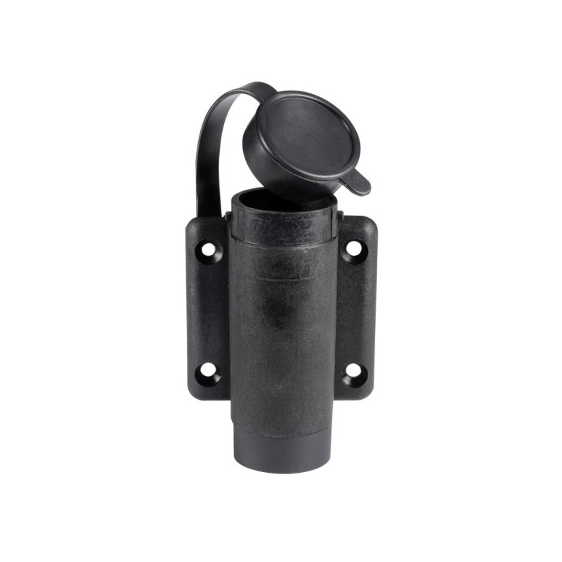 Basetta a parete in nylon nero 3 contatti OS1100016-18%