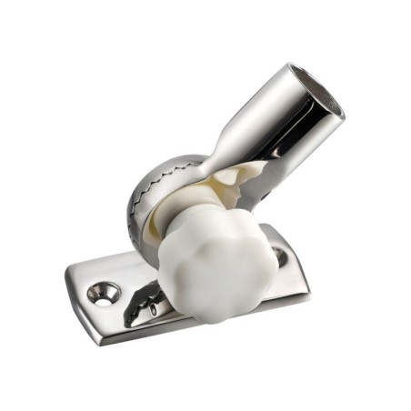 Basetta in inox regolabile con pomello bianco OS1100019-18%