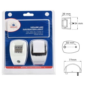 Mouse Deck LED navigation light 112.5° red left side 12V 0,7W OS1103821