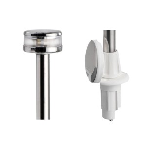 Light pole with Evoled 360° LED light Stainles steel body 100cm tube OS1103960