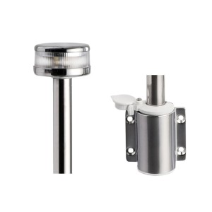 Light pole with Evoled 360° LED Wall-mounting Stainless steel body 100cm tube OS1103961