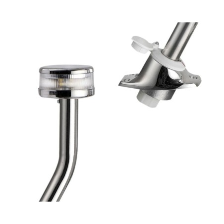 Angular light pole with Evoled 360° LED Stainless steel body 60cm tube OS1103962