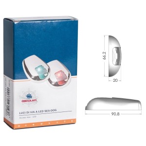 Fanale di via a LED Sea-Dog Verde 112,5° destro 12/24V OS1104902-18%