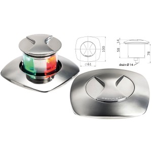 Luci di via LED a scomparsa Borea bicolore 112,5° sinistro e 112,5° destro OS1105305-18%