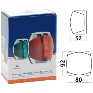 Sphera II LED 112,5° + 112,5° Bicolour navigation light 12/24V 2W OS1106025