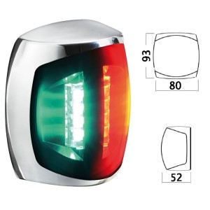 Fanale di via Sphera III a LED 112,5° e 112,5° bicolore 12/24V 2,8W OS1106225-18%