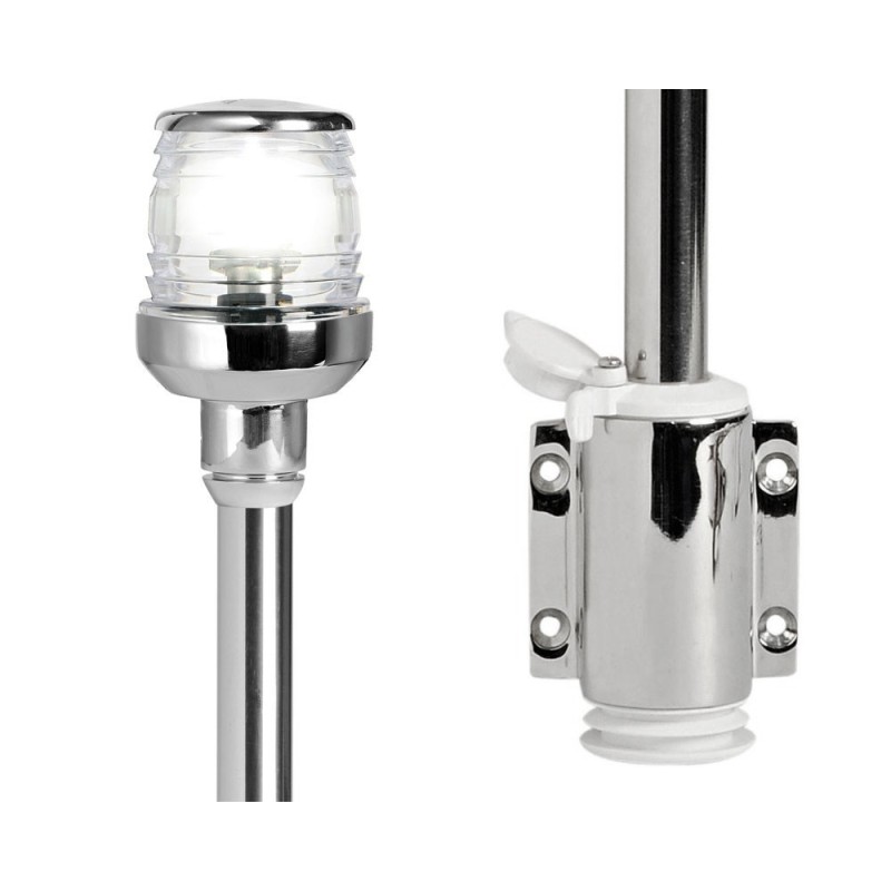 Extractable LED pole 60cm Stainless steel body 12/24V 1,7W OS1111021