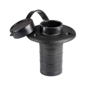 Classic wall mounting 360° light pole 100cm Black light cover and base OS1112300