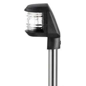 Compact folding pole in stainless steel with Stern light 135° 40cm OS1112702