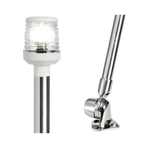 Aerodinamics folding light pole 60cm 12V 10W White plastic OS1112802