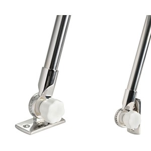 Folding LED light pole 360° black plastic 60cm OS1113010