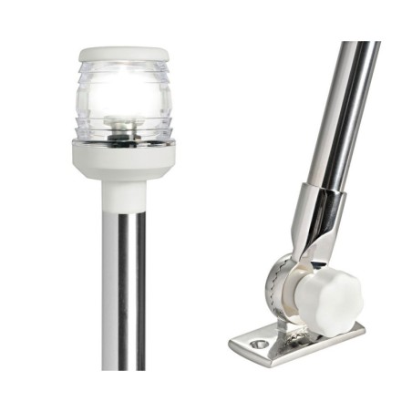 Asta 360° a LED abbattibile Bianca 12/24V 1,7W OS1113011-18%