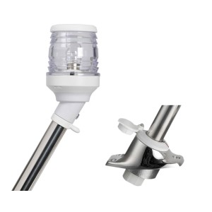 Asta estraibile inclinata 100cm Fanale Bianco 30° 12/24V 1,7W OS1116036-18%