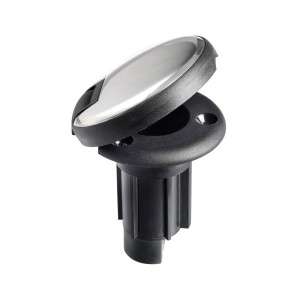 Removable LED light pole with base 100cm Black body OS1116310