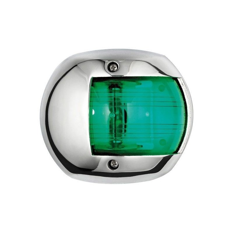 Luci di via Compact 12 Inox Verde 112,5° Destro 12V 10W 75x62,5x41mm OS1140602-0%