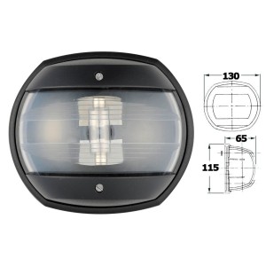 Maxi 20 24V white bow navigation light Black body OS1141123