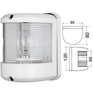 Utility78 12V 225° white masthead navigation light White body OS1142703