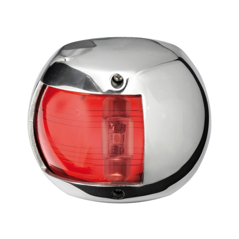 Compact 112.5° red LED left side navigation light AISI16 body OS1144601