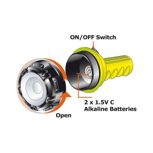 Torcia a LED subacquea Sub-Extreme 300/510Lm OS1217002-18%