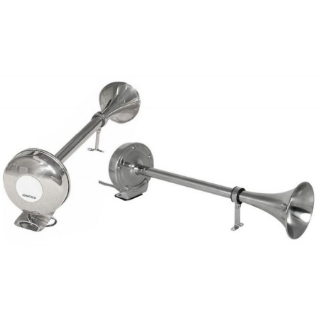 Tromba a membrana In acciaio inox e ABS Cromato Singola 12V OS2145203-18%