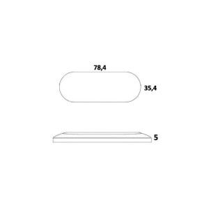 Luce di Cortesia Oculus Perimetrale 12V 0,3W 10Lm Luce Blu OS1317815-18%