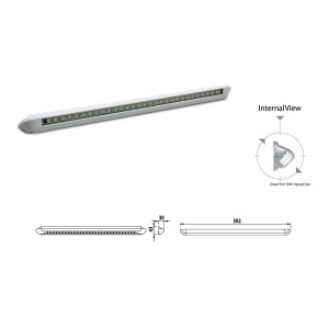 HD 30 LED Rigid strip light 12V 3,7W 288Lm OS1319801