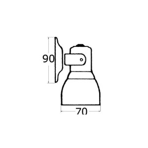 Mirror-polished Brass 12V 10W APPLIQUE DE LUXE light fixtures OS1320300