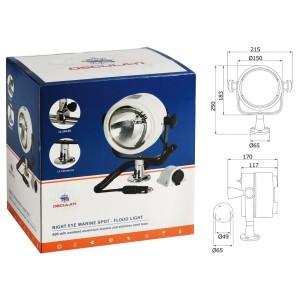 Spot Light Night Eye 24V Double filament 80W+60W OS1324001