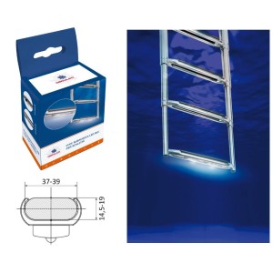 LED light for standard stepladder 38mm 2 piece pack Blue light OS1326501