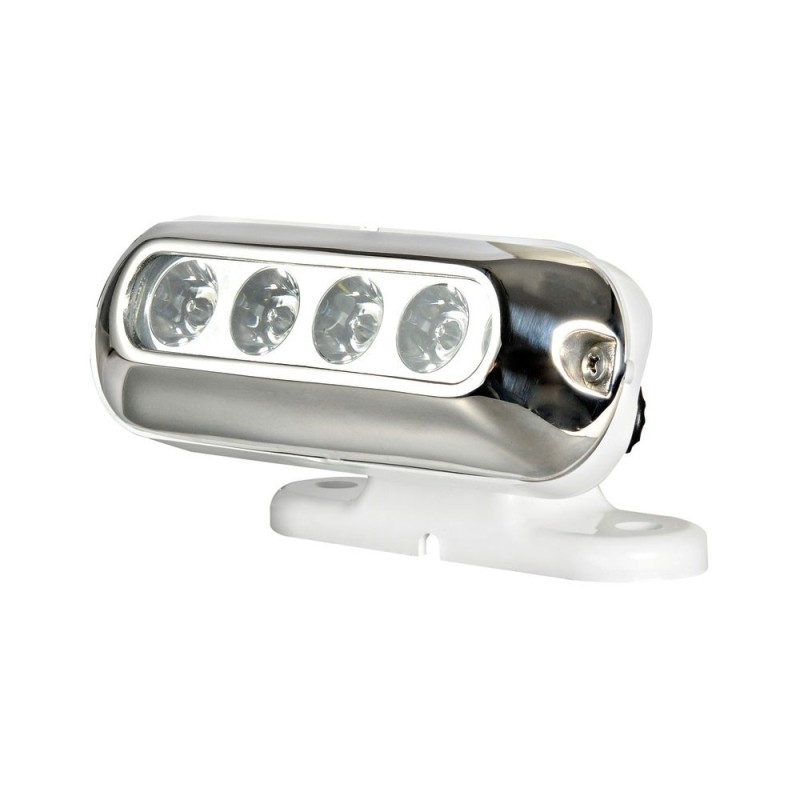 Faro 4 LED con Supporto Orientabile 20W/12-24V Base Fissaggio 120x40mm OS1327054-18%