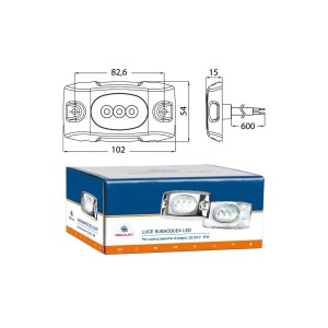 LED blue underwater light 12/24V 10W 142Lm OS1327602