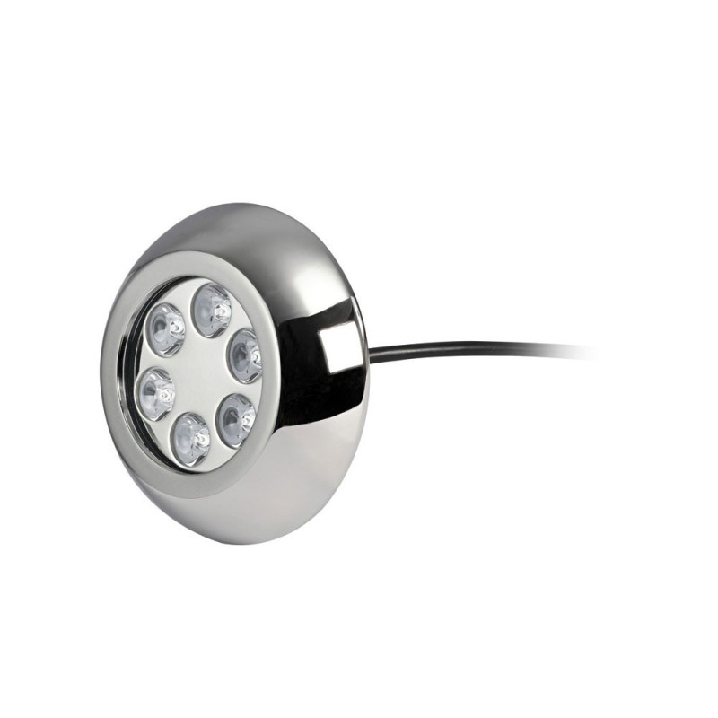 Underwater spotlight 6 white LEDs 12/24V 1.5A 6x3W OS1329401