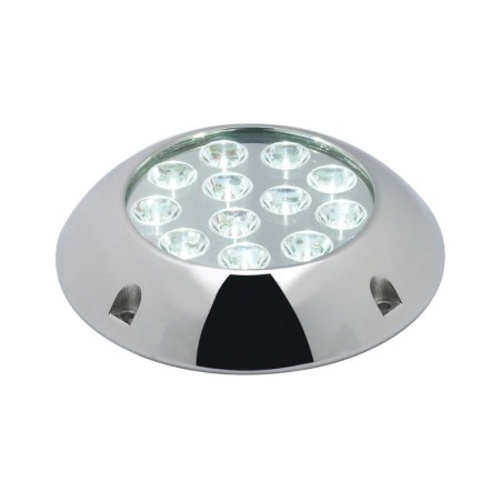 Faro subacqueo 12 LED Bianchi 12/24V 3A 2400Lm 12x3W OS1329801-18%