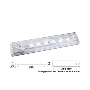 Trilite LED ceiling light 24V 6W 640Lm 6100-6900K OS1334019