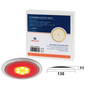 Plafoniera LED senza Day/Night 12/24V 3,5W Luce Bianco Rosso OS1340811-18%