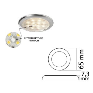 Procion LED ceiling light 12/24V 1,3W White light 3000K OS1344112