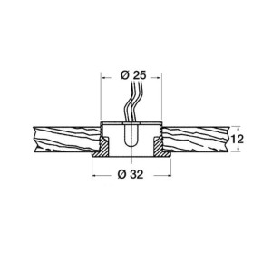 Circinus LED courtesy light 12/24V 0,24W Blue light OS1347803